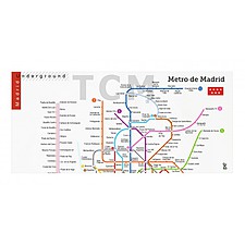Cartera Plano del Metro de Madrid