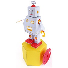 Robot Animación de papel, 'Teeter Totter'