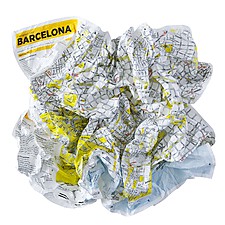 Plano de Barcelona Arrugado