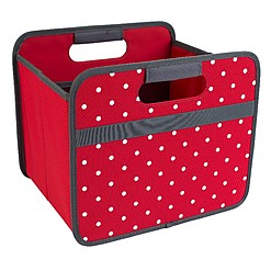 Foldable Box Hibiscus Red Dots