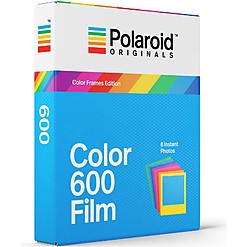 Película Polaroid 600 Original con Marco de Colores