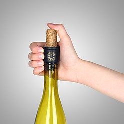 Tapón para botellas de vino con bomba de vacío