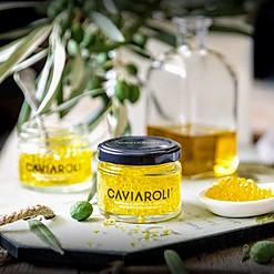 Caviaroli: esferas de aceite de oliva virgen de Albert Adrià