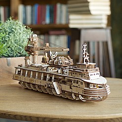 Kit para construir un buque de investigación de madera