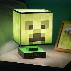 Lámpara de Minecraft con forma de Creeper