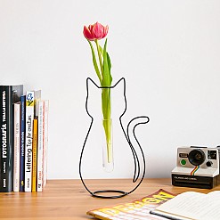 Florero original con forma de gato