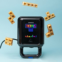 Máquina de gofres con forma de Tetris