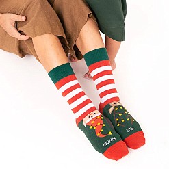 Calcetines navideños: Feliz Navidad