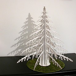 'Alpine Tree', Cardboard Pine Tree