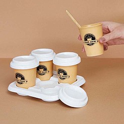 Set de tazas café de porcelana Take Away