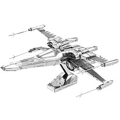 Kit de construcción 3D de Metal Earth: X-Wing de Poe Dameron. Star Wars