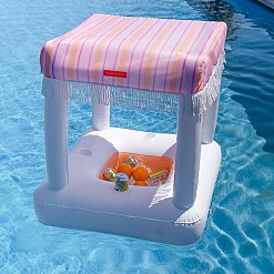 Mini bar hinchable para la piscina