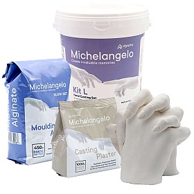 Kit para hacer una escultura 3D de 2 manos