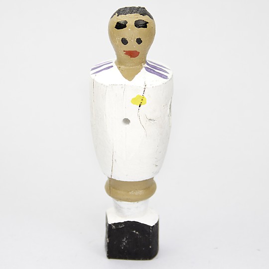 El muñeco de futbolín del Real Madrid