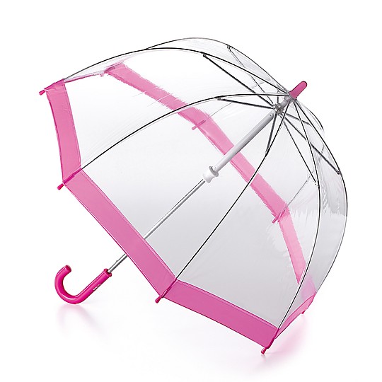 El paraguas transparente diseñado para locos bajitos