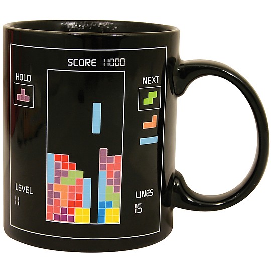 La taza Tetris: un clásico para nostálgicos