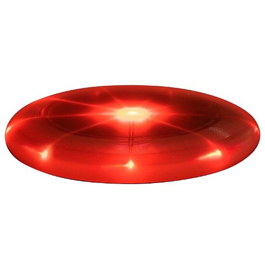 Un frisbee luminoso para seguir jugando de noche