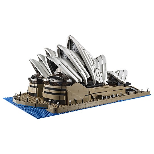 La versión de la Ópera de Sydney de LEGO Creator