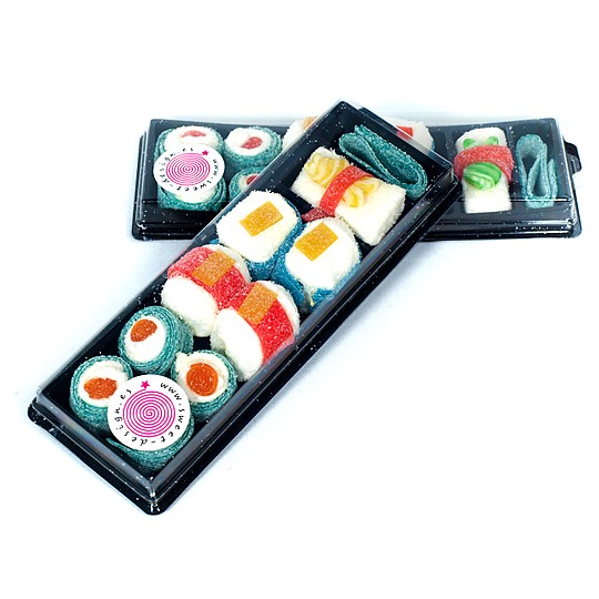 Una bandeja de sushi variado para golosos