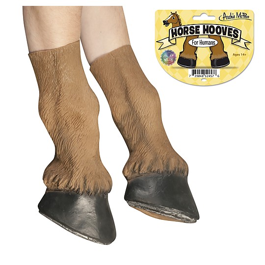 A magnificent pair of horse hooves