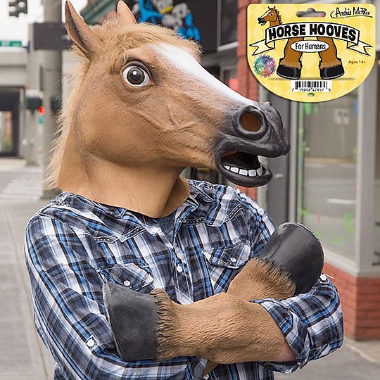 Wear them with your Horse Head Mask