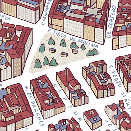 El mapa definitivo de un barrio muy conocido