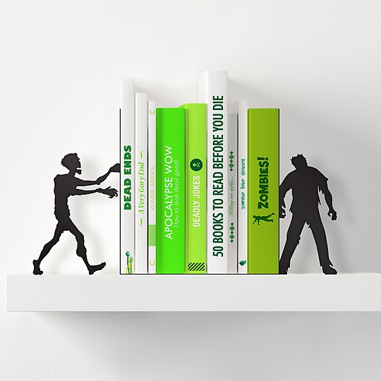 El soporte para libros de los que aman a los zombies