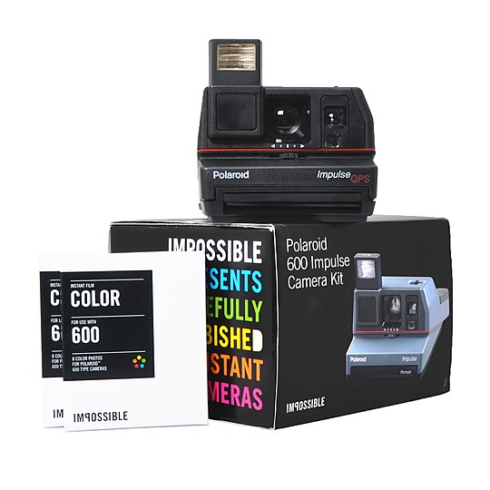 La cámara Polaroid 600 Impulse recuperada