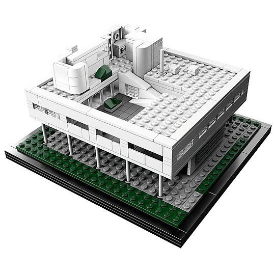 LEGO Architecture interpreta Villa Savoye