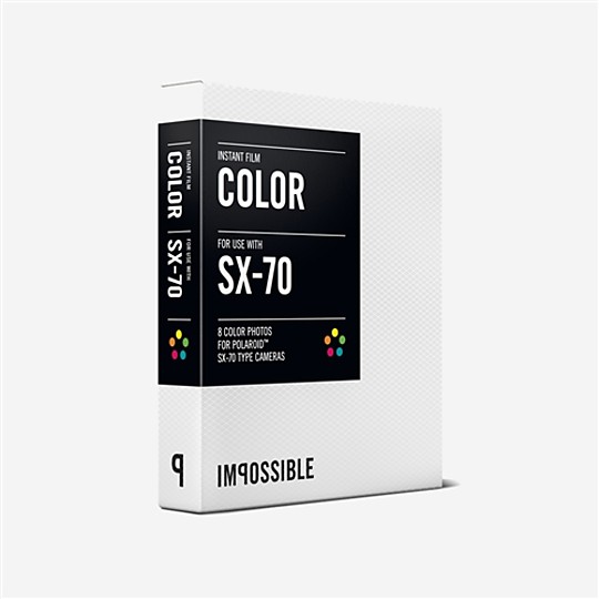 La película para las Polaroid SX-70 en color