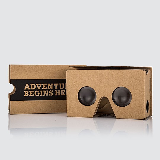 Las gafas de realidad virtual de cartón