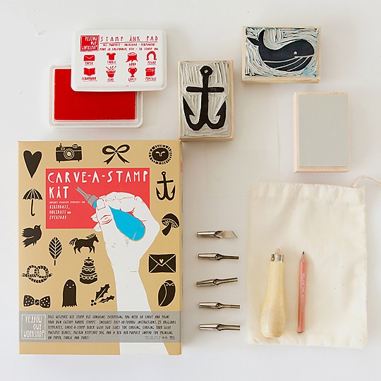 Un completo kit DIY para hacer sellos de goma