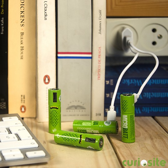 Pilas recargables vía micro USB