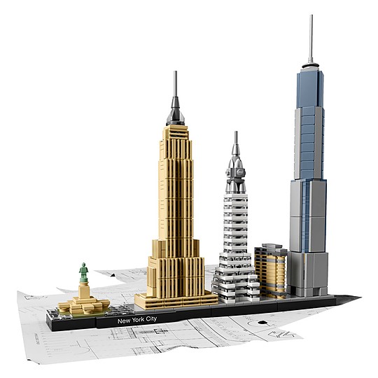 El skyline de Nueva York visto por LEGO Architecture