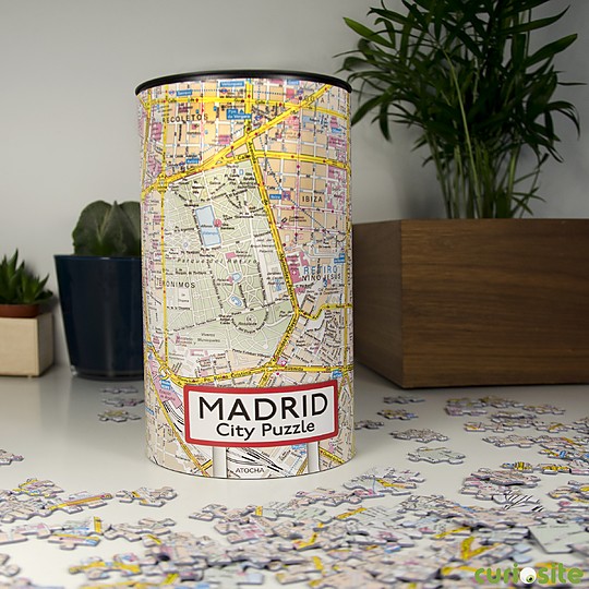 Monta con este puzzle el plano de Madrid