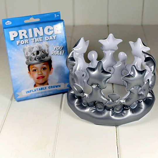 La corona para los príncipes es plateada