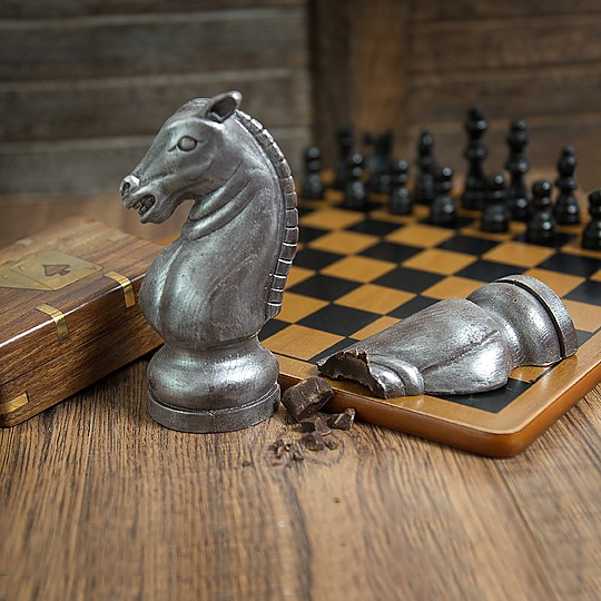 Un caballo de ajedrez para chuparse los dedos