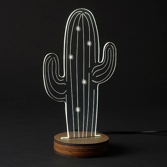 Una lámpara 3D que nació en el desierto