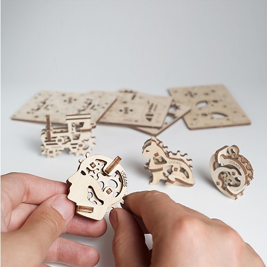 Construye estas pequeñas figuras de madera con tus manos