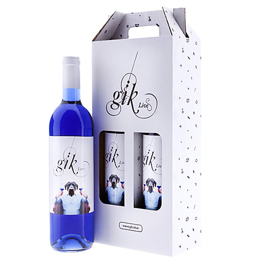 La caja incluye dos botellas de Gïk Live!