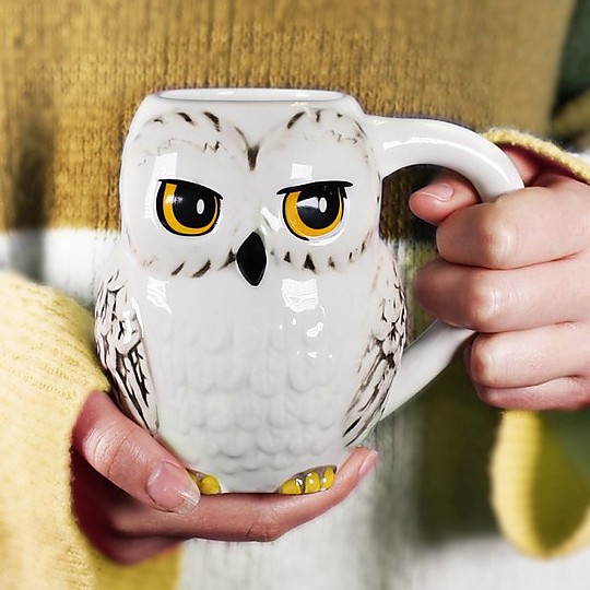 La lechuza Hedwig transformada en original taza