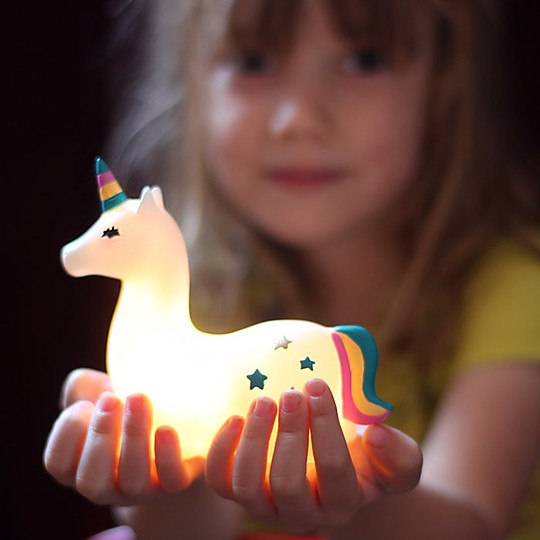 Una luz de noche para enamorados de los unicornios