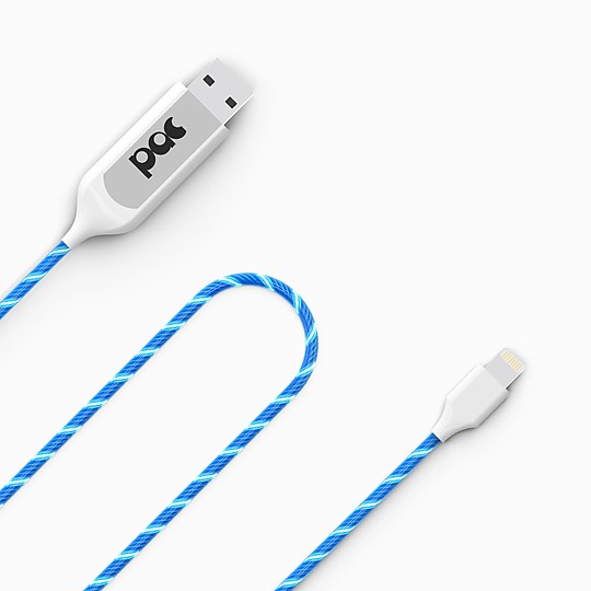Un cable de carga luminoso para tu iPhone