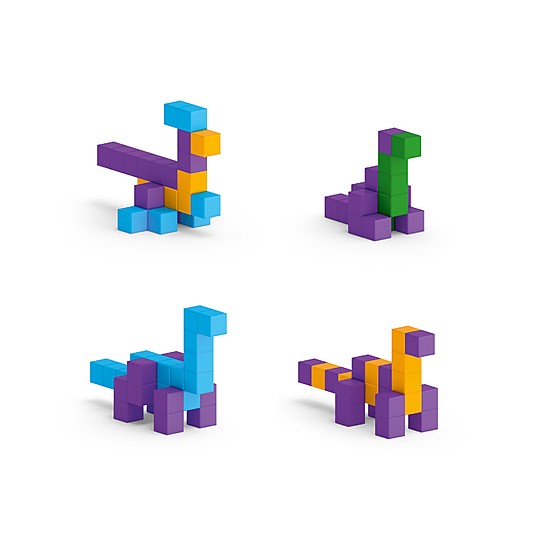 PIXIO Mini Dinos: el juego de bloques de construcción magnéticos