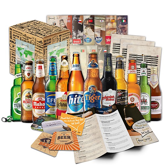 Un pack con 12 cervezas internacionales