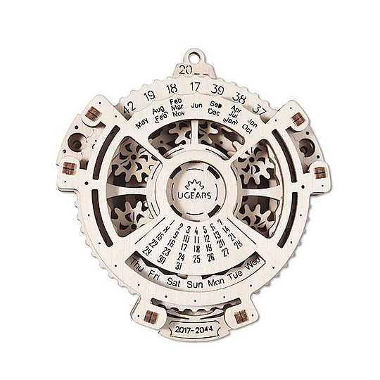 Construye un calendario mecánico de madera