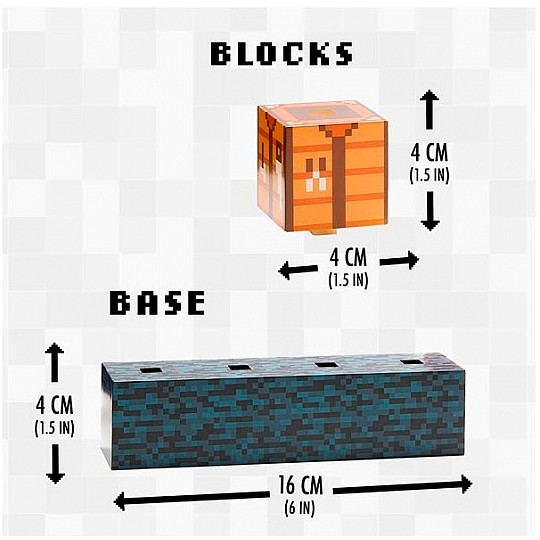 Se compone de la base y 16 bloques 