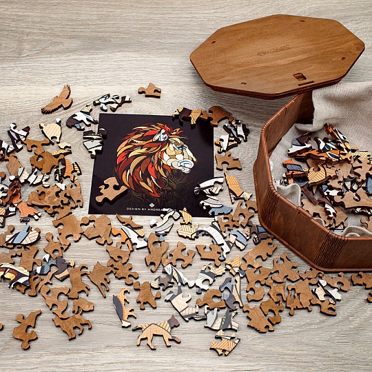 Unos puzzles de madera muy elegantes que le darán vida a tus animales favoritos
