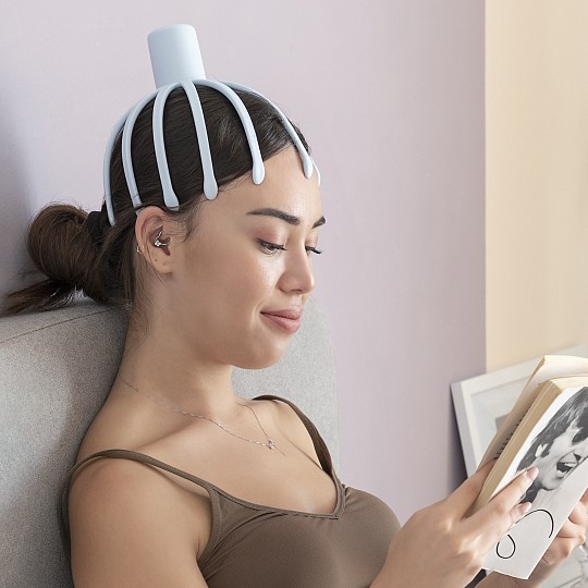 El masajeador de cabeza eléctrico Helax es muy cómodo