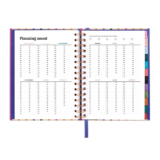Organízate el mes de estudio con los planning mensuales